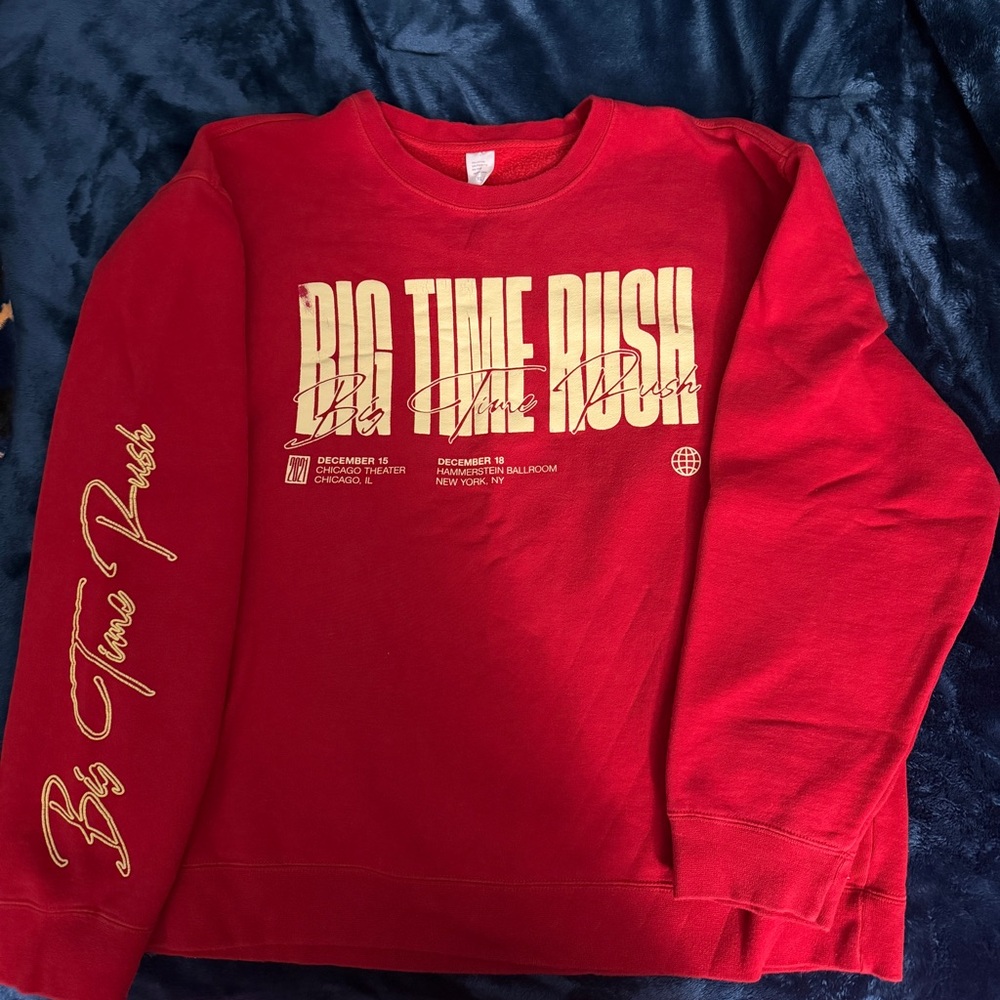 Red Big Time Rush Sweatshirt